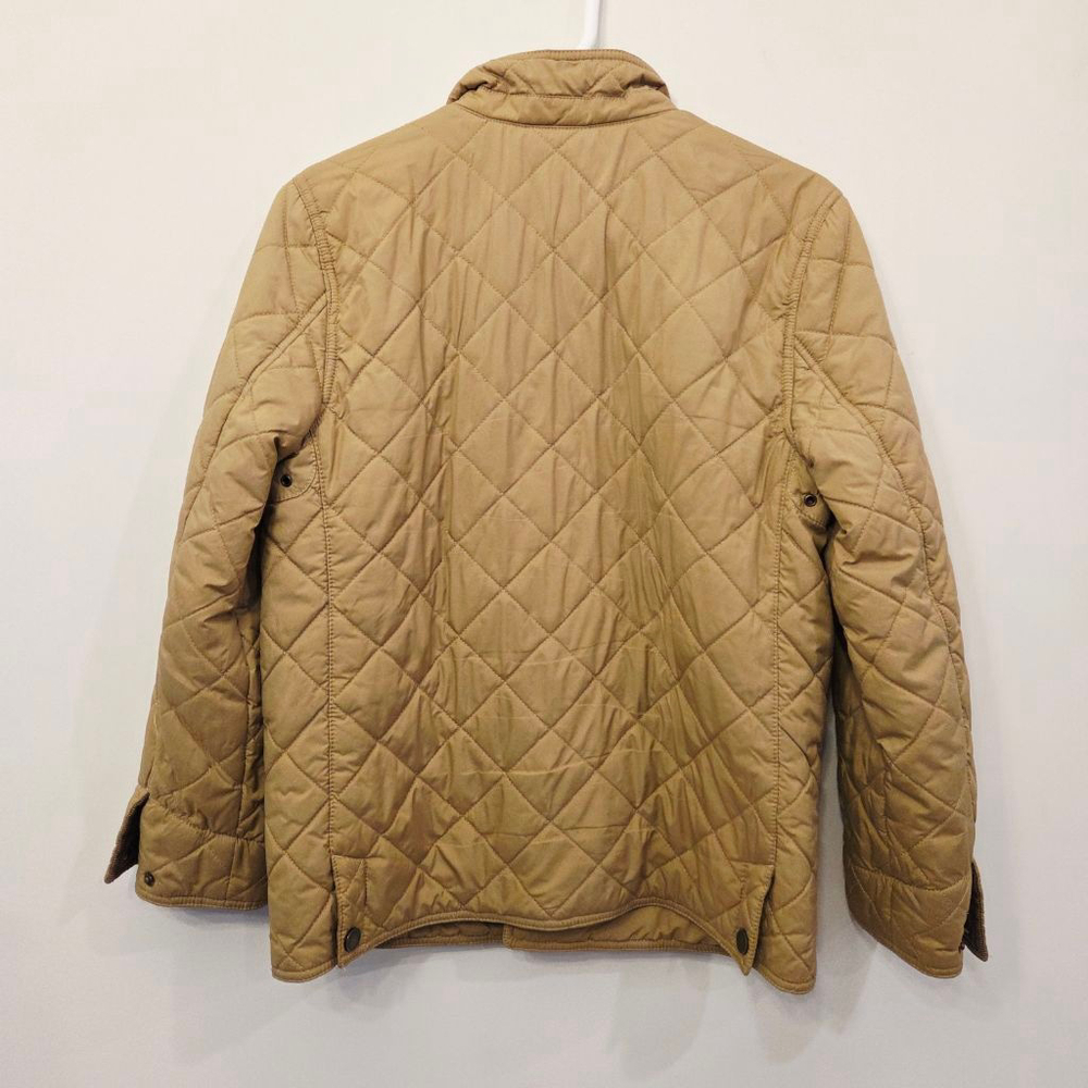 Polo Ralph Lauren kids Tan Quilted Lightweight Jacket size large 14-16 - Picture 2 of 6